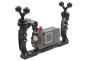 Preview: D&D T-Housing Schiene mit 2 Dual Ball Grip und Auslöser am Handgriff