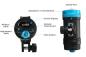 Preview: WeeFine Smart Focus 7000s LED Blitz und Videolicht
