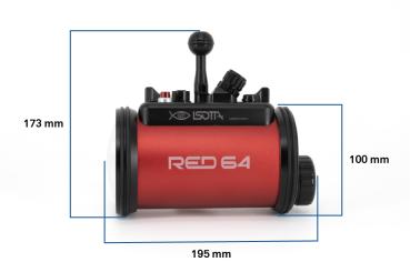ISOTTA RED64 Unterwasser-Blitzgerät