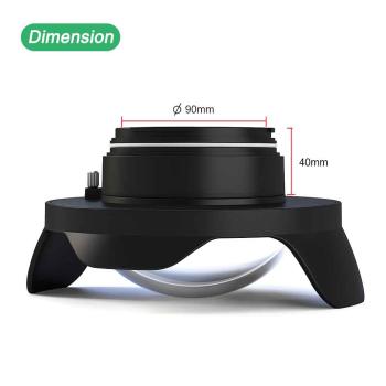 Preview: SeaFrogs 6" Dome Port WA-005B (90mm) Optical Glass