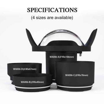 Preview: SeaFrogs 8" Domeport Acryl WA006-C L78