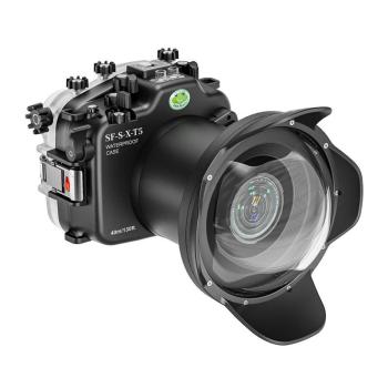 SeaFrogs 40m/130ft Underwater Camera Housing For Fujifilm X-T5 with WA005-A Dome Port