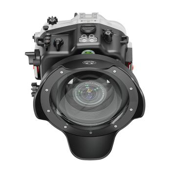SeaFrogs 40M/130FT UW Camera Housing With WA005-A Dome Port For Fujifilm X-H2/H2S （XF 16-55mm f/2.8 R LM WR)