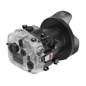 SeaFrogs 40M/130FT UW Camera Housing With WA005-A Dome Port For Fujifilm X-H2/H2S （XF 16-55mm f/2.8 R LM WR)