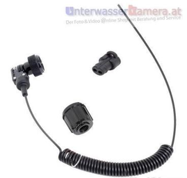 INON Optisches D Kabel Typ L / Gummi-Doppellochbuchsenset