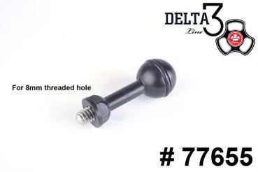 AQUATICA TLC: 1" Ball mit 8mm Gewindebolzen