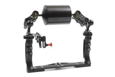 D&D T-Housing Schiene mit 2 Dual Ball Grip und Auslöser am Handgriff