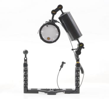 SEA&SEA YS-D3 DUO DS TTL RC Double Grip Float Pro Arm Set