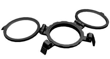 Preview: D&D Dual Flip Adapter 67mm Aluminium