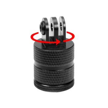 ISOTTA GoPro/Hero/Actioncam Adapter aus Aluminium drehbar