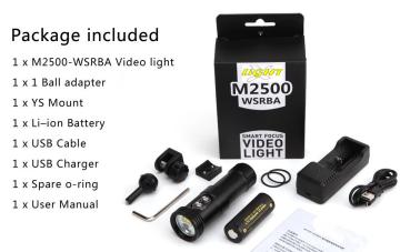 X-LIGHT M2500-WSRBA 4in1 Smart Focus Light