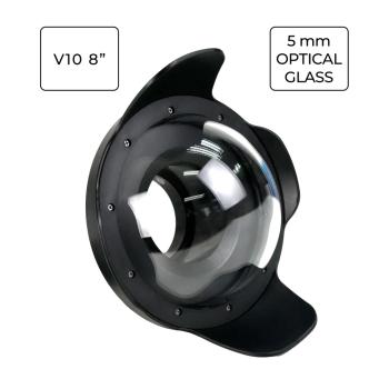 SeaFrogs V10/8 Dome Ports Mineralglas 61mm Extension Ring
