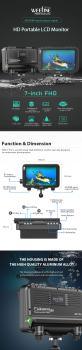 WeeFine WED-7 Pro Unterwasser Monitor 7"