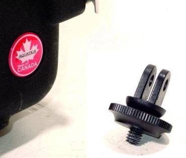 Preview: D&D GoPro Mount Adapter mit 1/4" Schraube