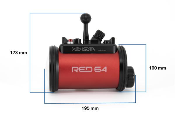 ISOTTA RED64 Unterwasser-Blitzgerät