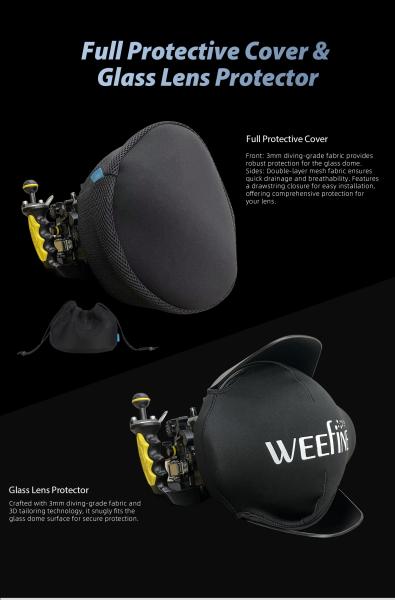 WeeFine WDP230 230MM Optical Fisheye Glass Dome Port (ISOTTA/SEA&SEA)
