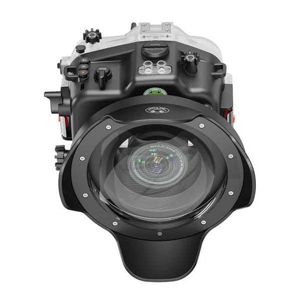 SeaFrogs 40M/130FT UW Camera Housing With WA005-A Dome Port For Fujifilm X-H2/H2S （XF 16-55mm f/2.8 R LM WR)