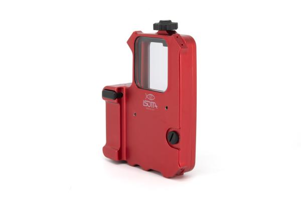 ISOTTA Smartphone-Unterwassergehäuse aus rotem Aluminium