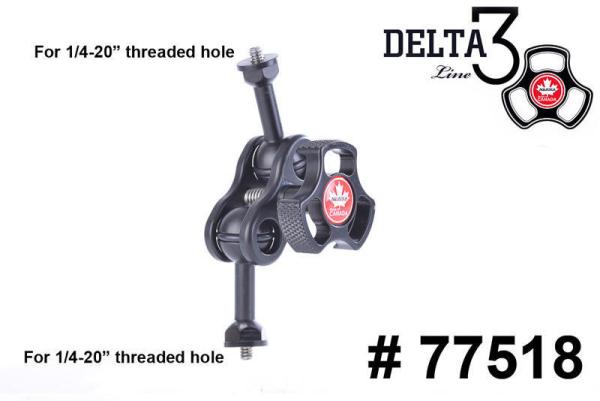 AQUATICA TLC: Mini Focus light arm set (1" ball x 1" ball)