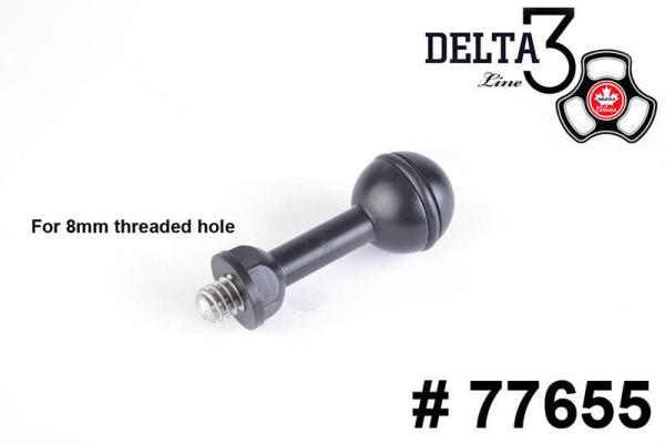 AQUATICA TLC: 1" ball with 8mm threaded stud
