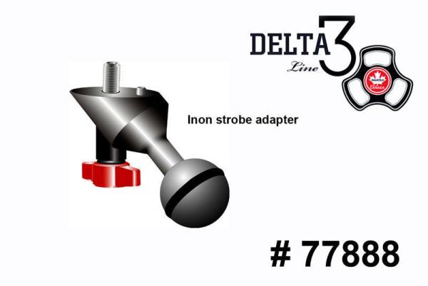 AQUATICA TLC Strobe Head Adapter: Ball head adapter for INON strobes