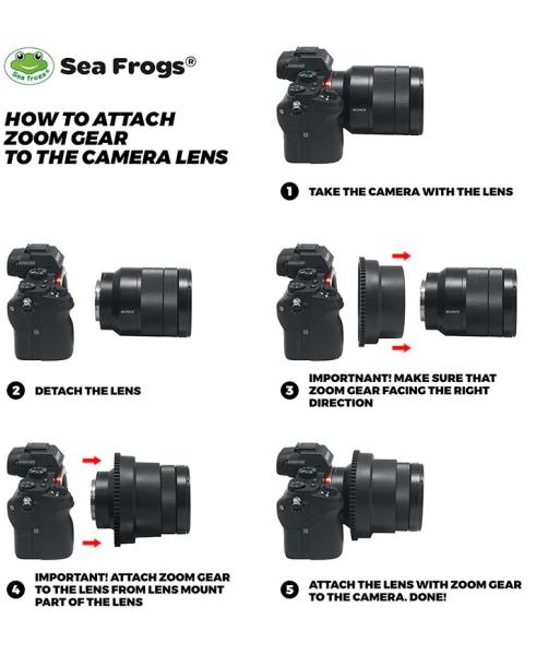 SeaFrogs Sony A7 IV Unterwassergehäuse mit Flat Long Port für Sony FE 24-105mm F4