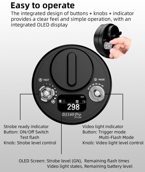 X-Light DS160 Pro Hybrid Unterwasserblitz