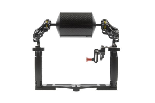 D&D T-Housing Schiene mit 2 Dual Ball Grip und Auslöser am Handgriff