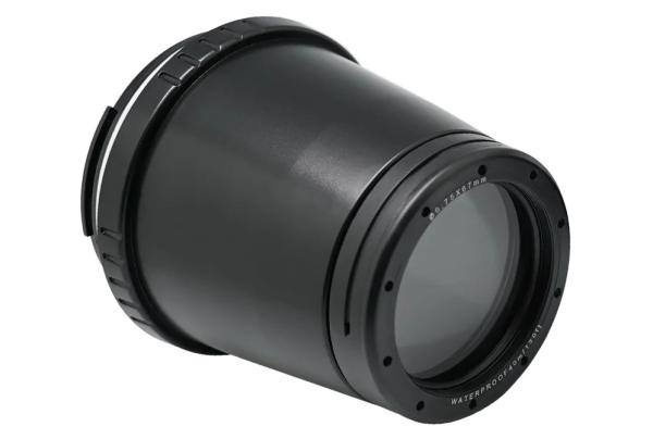 SeaFrogs Flat Long port with 67mm thread for Sony FE 90mm Macro lens 40M/130FT