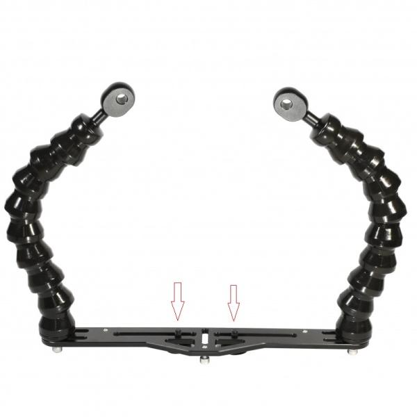 D&D Dual Solid Flex Arm Set GoPro Actioncam