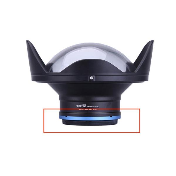 WeeFine WFL-02 Ersatz Gewindering "blue" M52