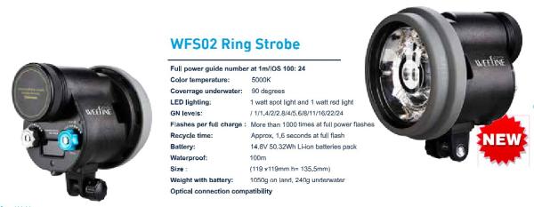 WeeFine WFS-05 GN24 Unterwasser Röhren Blitz