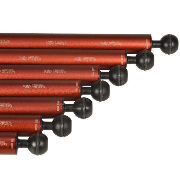 ISOTTA Float Arm aus Aluminium, Länge 180 mm – +11 g