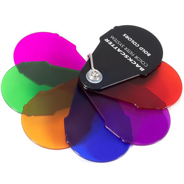 BACKSCATTER Color Filter System Full Bundle for Mini Flash MF-1/2, Macro Wide MW-4300 Light & OS-1 Optical Snoot