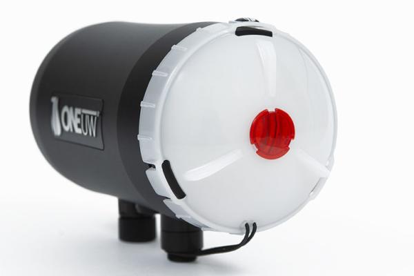 OneUW weisser Diffusor with Rotfilter