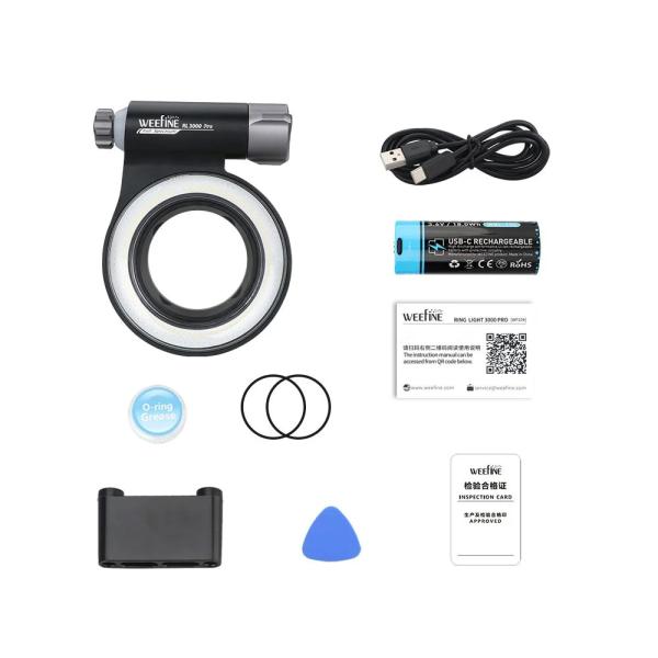 WeeFine Ringlicht- Blitz 3000 Pro